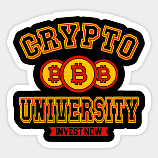 University of Crypto (red) Sticker